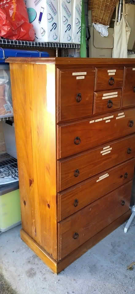 Photo of free Pine chest of drawers (Kincumber) #2