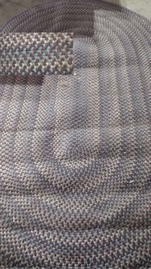 Photo of free Blue oblong rug braided (S Weymouth) #1