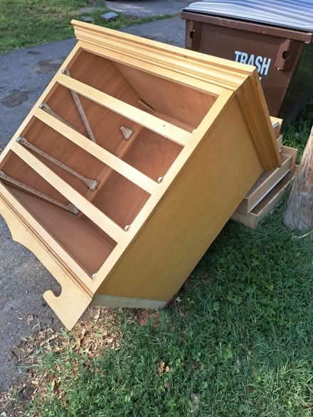 Photo of free Alley Find - 4 Draw Chest (5126 Pennsylvania Ave.) #3