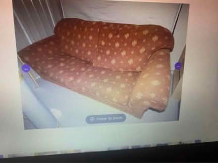 Photo of free red 2-3 seater sofa (guildford GU1) #1