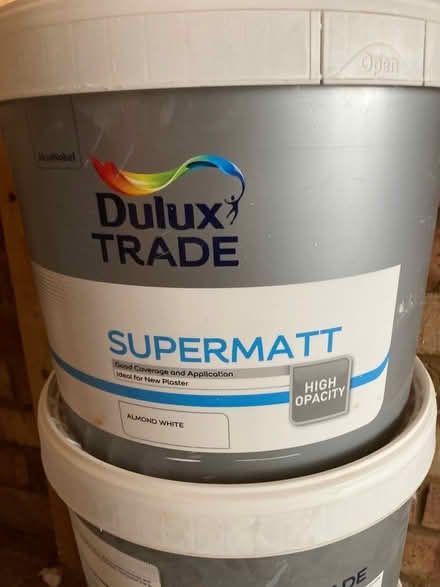 Photo of free 30 litres Dulux supermatt (SN3) #2