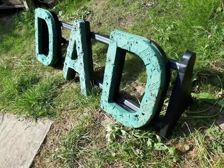 Photo of free 'DAD' funeral flower oasis frame (Horsham.) #2