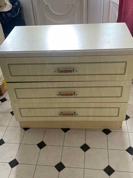 Photo of free 3 drawer chest of drawers (Castleknock) #1