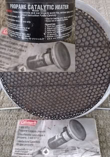 Photo of free Coleman gas camping heater (S Weymouth) #1