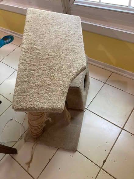 Photo of free Short Cat tower, broken (Woodfield Rd & Airpark) #1