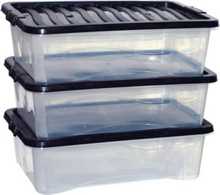 Photo of Plastic storage with lids (Tring) #2