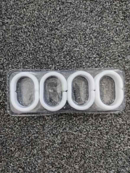 Photo of free plastic shower curtain hooks (City Centre NR1) #1