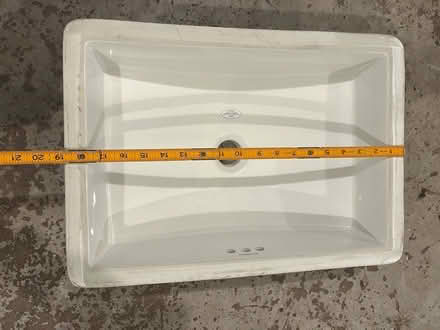 Photo of free Ronbow Sink Basin - New & White (Portage Park, Chicago) #4