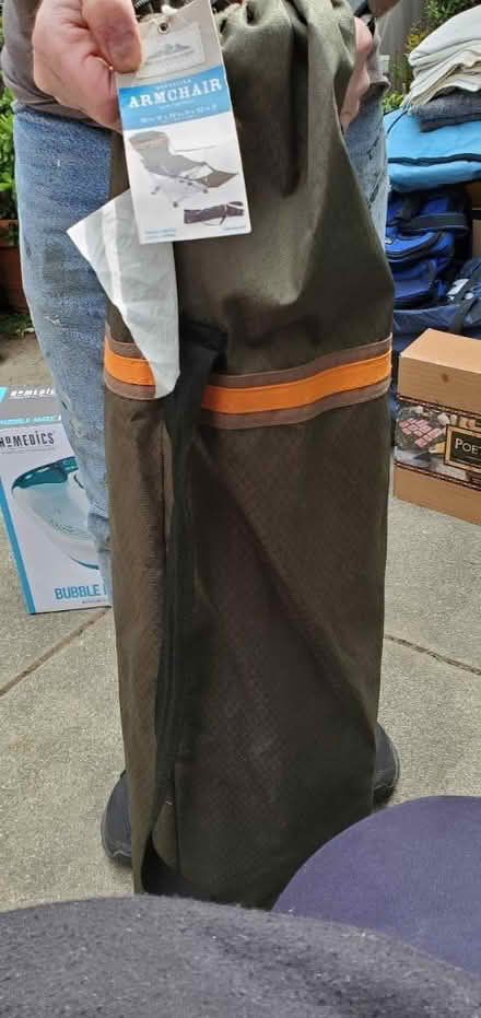 Photo of free Travel chair with footrest (San Mateo) #2