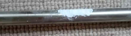 Photo of free Curtain rod *paint marked* Extendable 170–300cm & brackets (Horsley Woodhouse CP DE7) #2