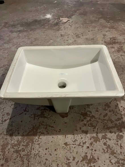 Photo of free Ronbow Sink Basin - New & White (Portage Park, Chicago) #1
