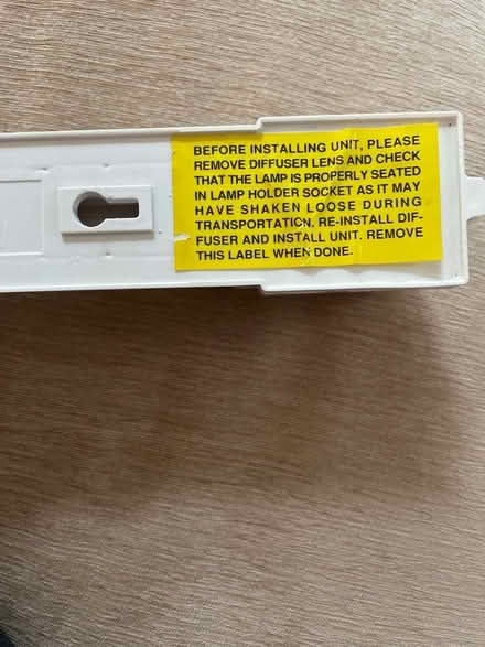 Photo of free 2’ fluorescent lamp fixture nonwork (Reading, off West st) #3