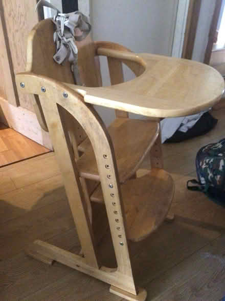 Photo of free Wooden high chair (Wollaton Park NG8) #1