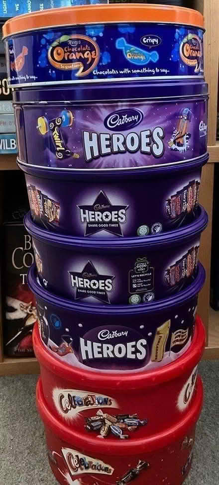Photo of free Empty Chocolate Tubs & Tins (Lamberhurst TN3) #1