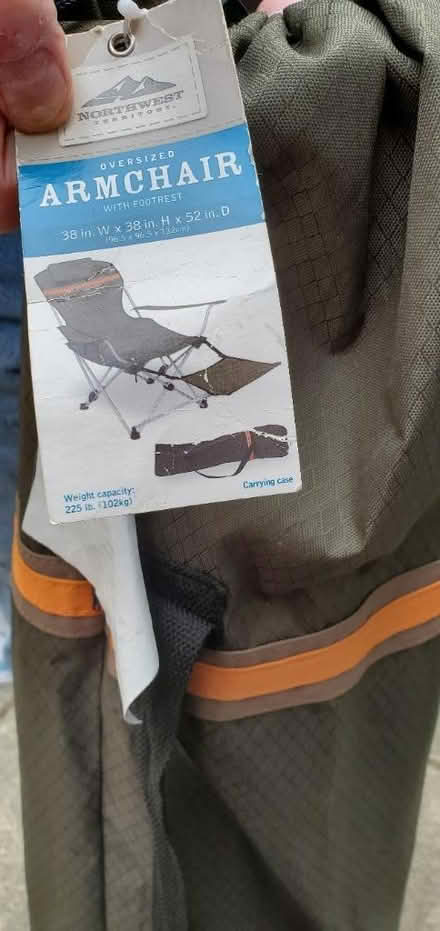 Photo of free Travel chair with footrest (San Mateo) #1