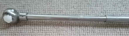 Photo of free Curtain rod *paint marked* Extendable 170–300cm & brackets (Horsley Woodhouse CP DE7) #1