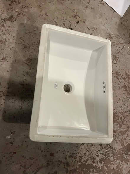 Photo of free Ronbow Sink Basin - New & White (Portage Park, Chicago) #2