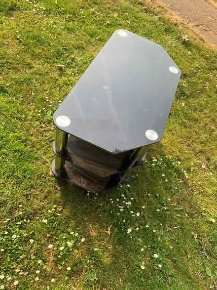 Photo of free Glass tv stand (Vigo Village DA13) #2
