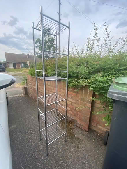 Photo of free Tall bathroom shelves (Bedford Putnoe) #1