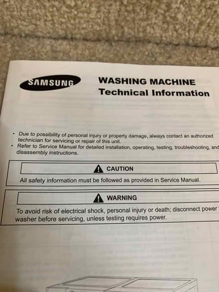 Photo of free 2008 washing machine - needs pump (Johns Creek) #4