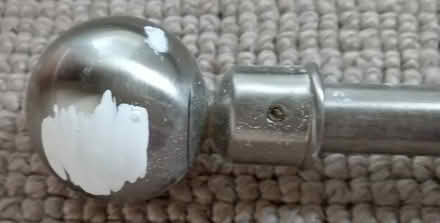 Photo of free Curtain rod *paint marked* Extendable 170–300cm & brackets (Horsley Woodhouse CP DE7) #4