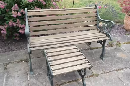 Photo of free Bench with matching table (Boulton Moor DE24) #1