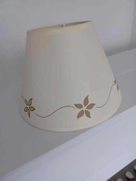 Photo of free Cream Floral Table Lamp Shade (Queen's Hills NR8) #1