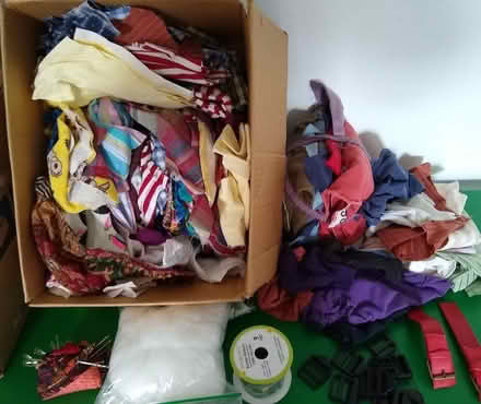 Photo of free Fabric scraps (Ridge Blvd and 67th) #1