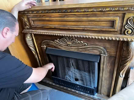 Photo of free Indoor electric fireplace (Just north of Ontario airport) #1