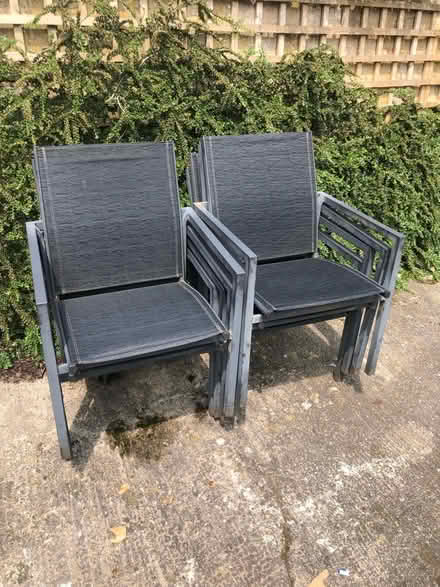 Photo of free 8 metal garden chairs (Fulwood road S10) #2