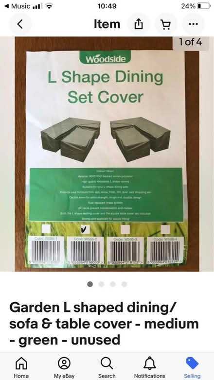 Photo of free Garden L shaped sofa/table cover (Grove Rd Windsor SL4) #3