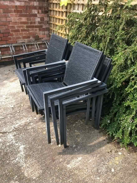 Photo of free 8 metal garden chairs (Fulwood road S10) #1