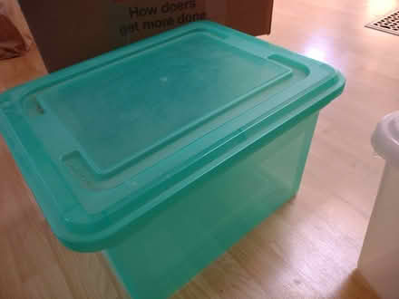 Photo of free storage bin (near 237 in Sunnyvale) #1