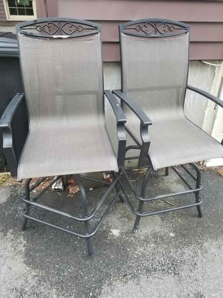 Photo of free 2 high back swivel patio chairs (South Chelmsford) #1