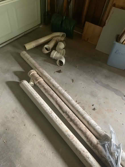 Photo of free Approx 30 ft -connectors PVC 3 in (Portage park 60641) #1