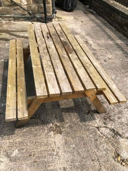 Photo of free Full size picnic bench (Fulwood road S10) #2