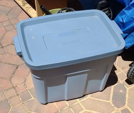 Photo of free large blue rubbermaid container (near 237 in Sunnyvale) #1