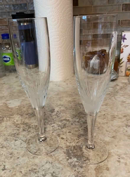 Photo of free 2 champagne flutes (Hunt Club and Albion) #1