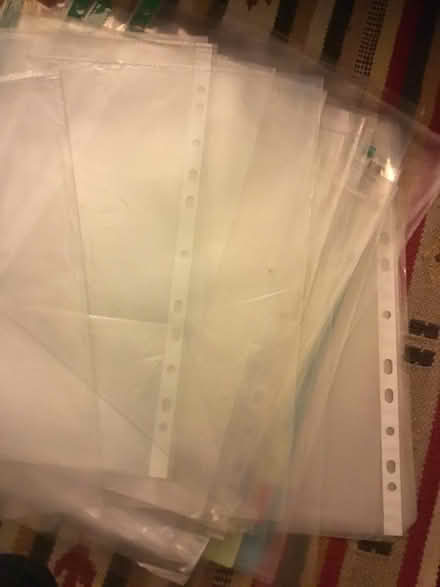 Photo of free A4 plastic sleeves (Lewes BN7) #2