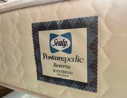 Photo of free Sealy Queen Mattress and Boxspring (Shepherd Park) #2