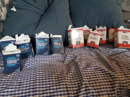 Photo of free Old *EMPTY* spice tins (Ballard) #1
