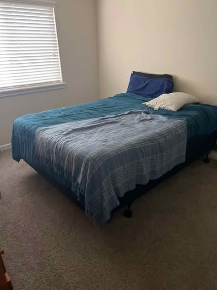 Photo of free Queen size bed with metal frame (Hazel dell) #1