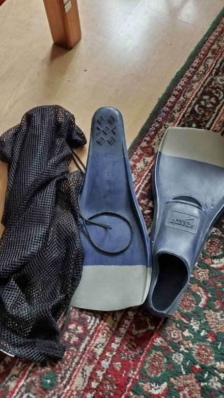 Photo of free Speedo swim fins and mesh bag (Columbia, MD) #1