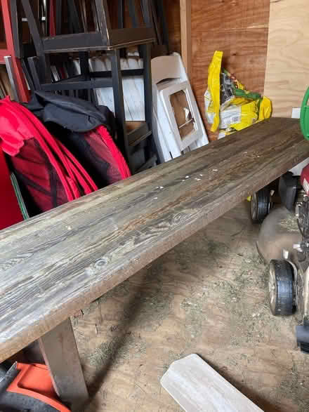 Photo of free Wooden and metal bench (Vienna) #1
