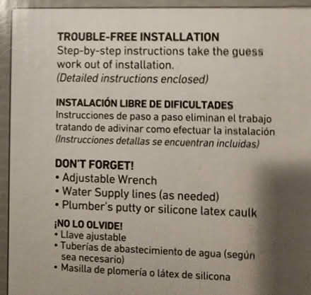 Photo of free Kitchen faucet, new (Morningside Heights/UWS) #3