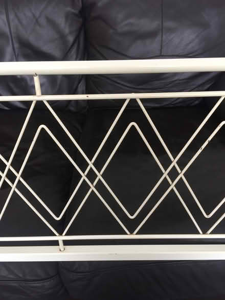 Photo of free White metal double bed head (Blackpool FY4) #1