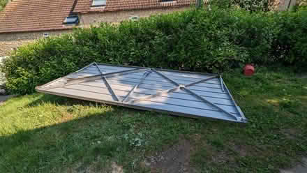 Photo of free Double garage door for scrap (Wymington NN10) #2