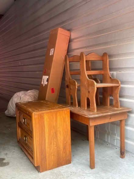 Photo of free Two drawer solid wood (Center Grove/Greenwood) #1
