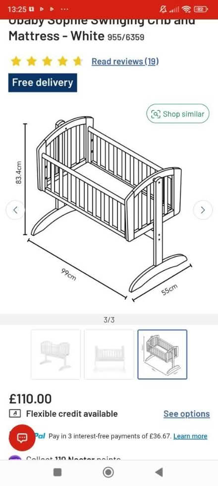 Photo of free Baby crib (North London N4, N8) #2