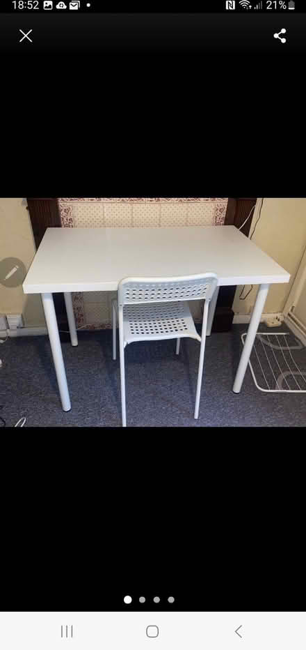 Photo of Basic ikea desk/table top with or without legs (Pooley Green TW20) #1